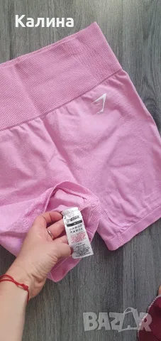 Gymshark къс клин в розово, размер M, снимка 2 - Спортни екипи - 56329240