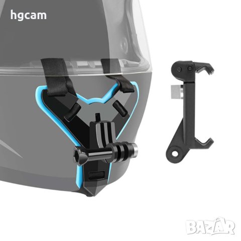 Стойка за мотокаска GARV™ Chin Mount Pro+ за GoPro и телефони, снимка 3 - Чанти, стативи, аксесоари - 40437577