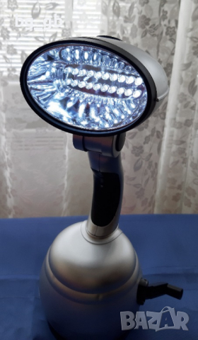 Голям акумулаторен фенер с динамо, снимка 6 - Къмпинг осветление - 36379486