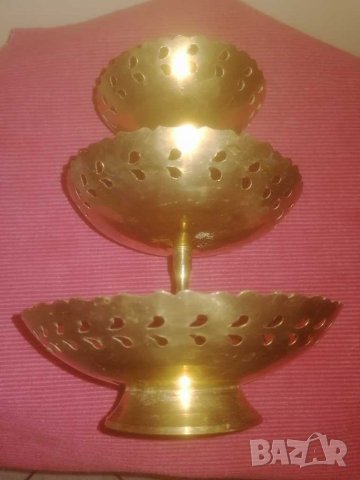 Стара месингова бонбониера. , снимка 7 - Антикварни и старинни предмети - 31463593