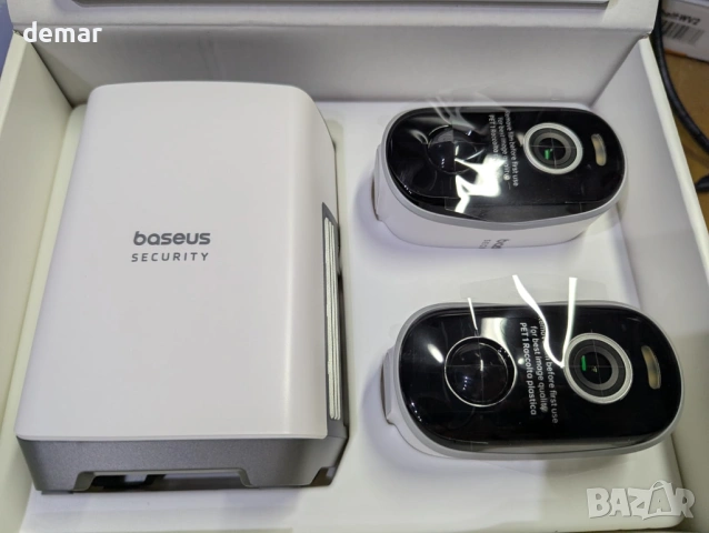 Baseus Безжична външна охранителна система, N1 Комплект с 2 камери, снимка 10 - Комплекти за видеонаблюдение - 53381200
