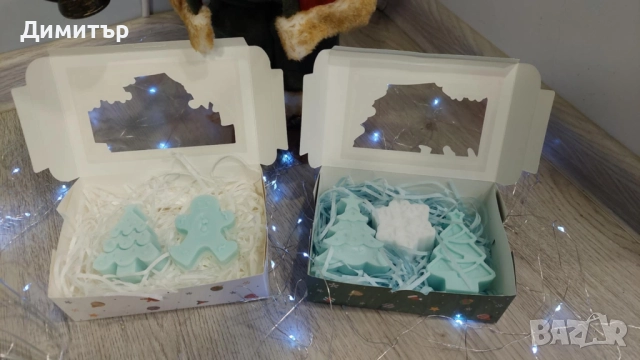 Коледна кутия със сапунчета 