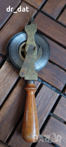 Стара рулетка Prema 20м, снимка 2 - Антикварни и старинни предмети - 54196477