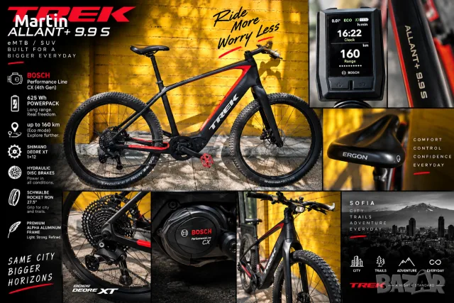 Запазен карбонов Ел. TREK ALLANT 9.9S