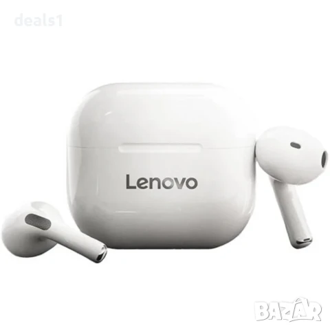 Lenovo LP40 TWS EarBuds Безжични Слушалки Bluetooth 5.0 300MAh, снимка 3 - Безжични слушалки - 50535305