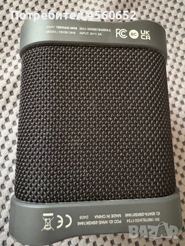Безжична колонка от SKULLCANDY - TERRAIN MINI - черна, снимка 4 - Тонколони - 51320922