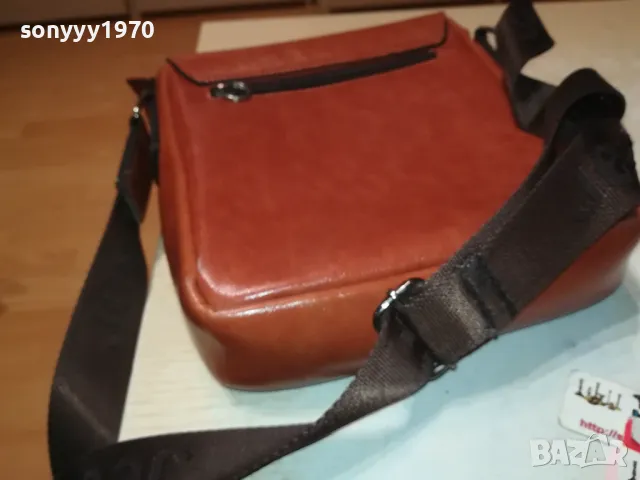 КОЖЕНА ЧАНТА JEEP-МЪЖКА ЗА ПРЕЗ РАМО 2901251027, снимка 2 - Чанти - 48874906