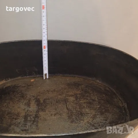 огромен старинен чугунен съд за печене, снимка 5 - Антикварни и старинни предмети - 48494906