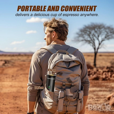 Нов Модел! Преносима еспресо кафемашина ,Nespresso, Dolce Gusto, кафе, снимка 11 - Кафемашини - 54178870