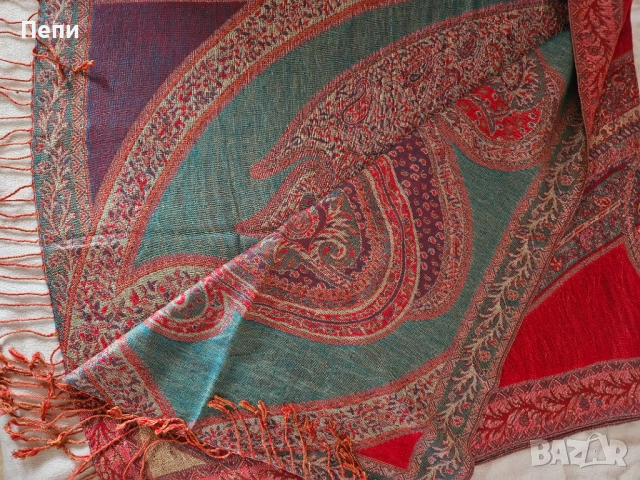 Ефектен, голям шал, снимка 2 - Шалове - 52429947