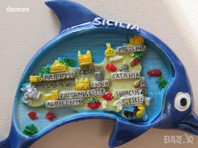 Магнит от Сицилия, Италия, снимка 5 - Колекции - 48070943