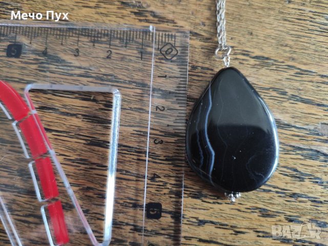 Сребърен синджир със Сардоникс,проба 950 (123), снимка 3 - Колиета, медальони, синджири - 39561907