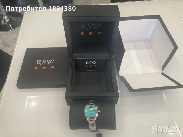 ДАМСКИ ШВЕЙЦАРСКИ ЧАСОВНИК - RSW, снимка 3 - Дамски - 50681792
