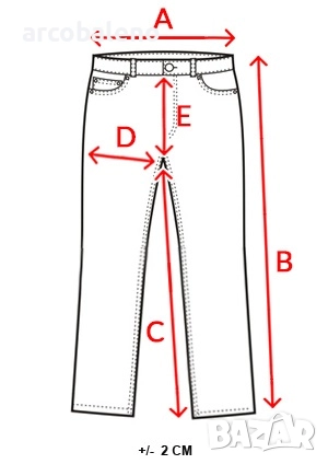 Мъжки тъмносиви чинос панталони, снимка 5 - Панталони - 52887568