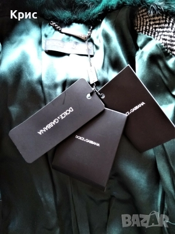 Dolce&Gabbana оригинално ново дамско палто, снимка 6 - Палта, манта - 52816769