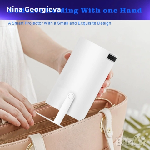 Преносим мини проектор,Android 11,HDMI връзка,USB,AV, Audio jack3.5mm,ротация на 180 градуса, снимка 2 - Друга електроника - 51947147