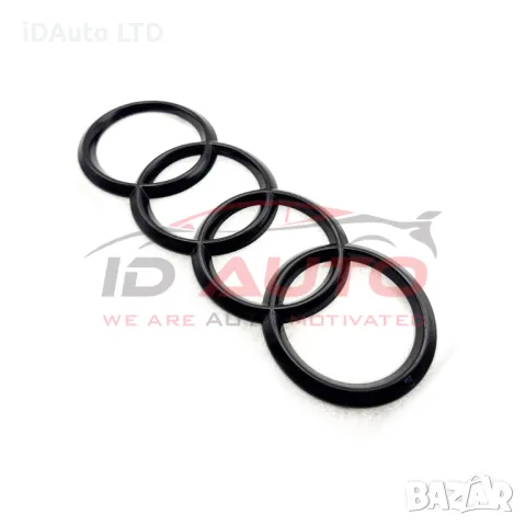 Емблема предна или задна емблема Ауди Audi A5, A4 A7 A8, черен гланц, снимка 2 - Аксесоари и консумативи - 47450878