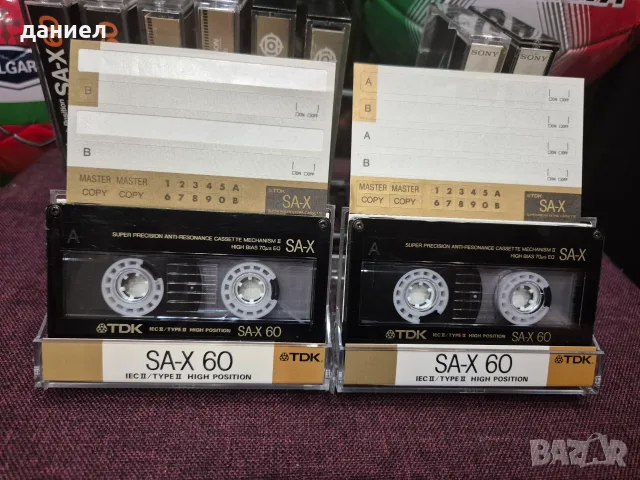 10 бр. хромни аудио касети TDK/MAXELL/HITACHI и SONY - всичките 60 мин. + подарък, снимка 5 - Аудио касети - 56248155