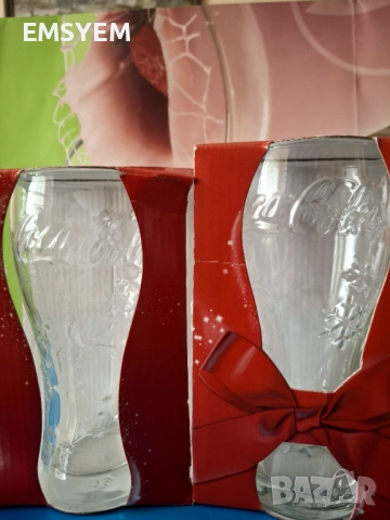 5 бр. чаши и гарафа за уиски, Стъкло, чаши на кока кола , снимка 7 - Сервизи - 46181475