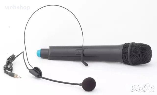 Професионална система с 1 безжичен микрофон, 1 микрофон брошка RY-210D, снимка 2 - Караоке - 35460997