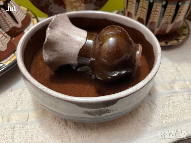 Керамични съдове с троянска шарка, снимка 10 - Антикварни и старинни предмети - 53929575