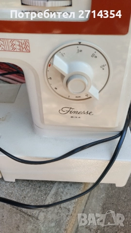 Шевна машина Finesse 834 използвана, снимка 4 - Шевни машини - 51664150