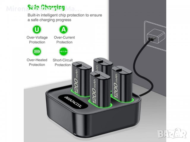 Зарядно устройство за Xbox One Controller Battery, снимка 5 - Аксесоари - 36594628