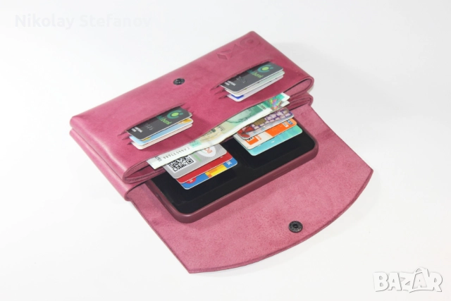 Дизайнерски оригами портфейл, снимка 3 - Портфейли, портмонета - 52755429