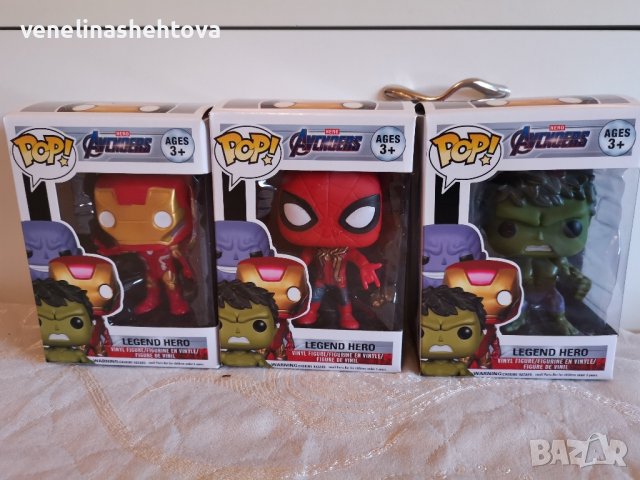 Avangers Iron spider Iron man Hulk Фигурки за игра