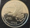 1 Долар 1994 САЩ - сребро, снимка 4