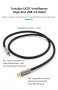 Viborg HiFi USB кабел 0,6 м USB 2.0 тип A до B кабел Посребрен OFC (безкислородна мед), снимка 6