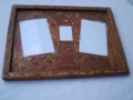 Старинна рамка за снимки ръчно изработена от сламки, снимка 6