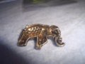 СТАРО СКЪПОЦЕННО СРЕБЪРНО СЛОНЧЕ СРЕБРО 925 ВИНТИДЖ ФИГУРАЛНА АРТ БРОШКА с КРИСТАЛЧЕТА 29159, снимка 7