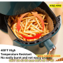 Незалепващи хартиени подложки за Air Fryer - устойчиви на мазнини и влага 50 бр. - КОД 4092, снимка 6