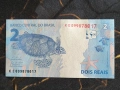 Банкнота - Бразилия - 2 реала UNC | 2010г., снимка 2
