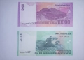 Индонезия 10000 / 20000 рупии 2004-2005 UNC, снимка 2