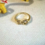 Пръстен с 14К златно покритие 224862, снимка 1