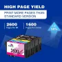 KINGWAY 35XL Мастилени касети, преработени за Epson 35 35XL, снимка 4
