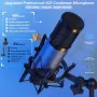 Подкаст микрофонен комплект, кондензаторен микрофон k600 XLR kомплект със звукова карта на живо, снимка 6