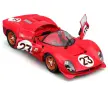Метални колички: Ferrari 330 P4 №23 – победител в Daytona 1967, метален модел 1:24, снимка 2