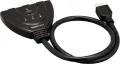 3-портов HDMI превключвател с кабел с пигтейл поддържа Full HD 4K@30Hz видео, 3 в 1 изход, снимка 1