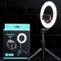 Селфи стик Трипод Блутут Digital One SP01005 L07, с ринг лампа, Bluetooth, с дистанционно, стойка за, снимка 6