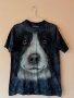 Тениска с щампа куче М размер 100% памук 🖤
