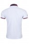 Мъжка тениска с яка 2101 бял, син и червен, снимка 7