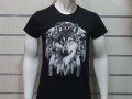 Нова мъжка тениска с дигитален печат Вълк - Ловец за сънища, Вълци, снимка 5