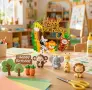 Джунгла лъв маймунка жираф слон моркови топер Happy birthday декорация торта , снимка 3
