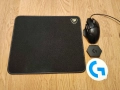 Геймърска мишка Logitech G502 Hero и MousePad/Подложка за мишка COUGAR Control EX-M, снимка 1
