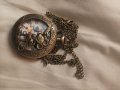 Мики Маус Класически джобен кварцов часовник с римски цифри+ верижка, снимка 8
