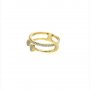 Златен дамски пръстен 3,68гр. размер:56 14кр. проба:585 модел:1234-3, снимка 2
