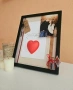 ръчно изработена 3д рамка подарък за Св.Валентин , снимка 1